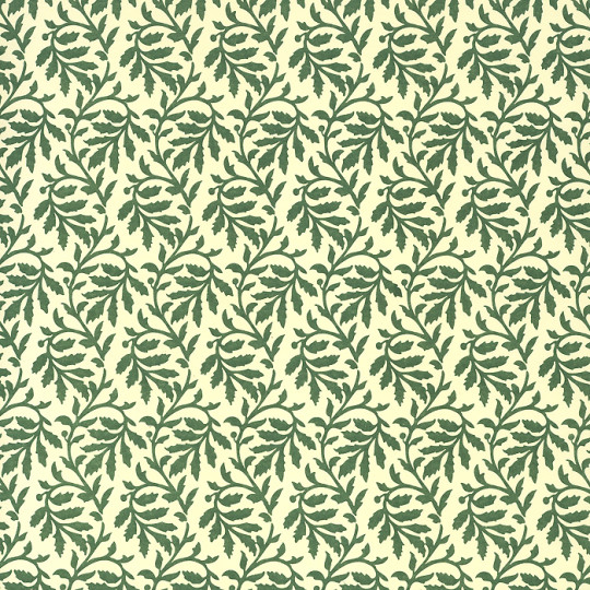Green Leaf Print Italian Paper ~ Carta Varese Italy